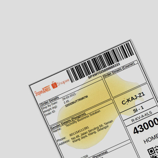 Thermal Sticker A6 350PSC ROLL/STACK 100*150mm