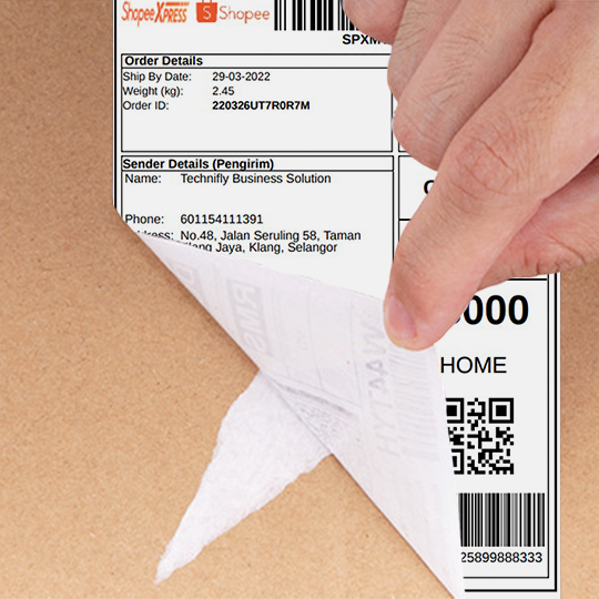 Thermal Sticker A6 350PSC ROLL/STACK 100*150mm