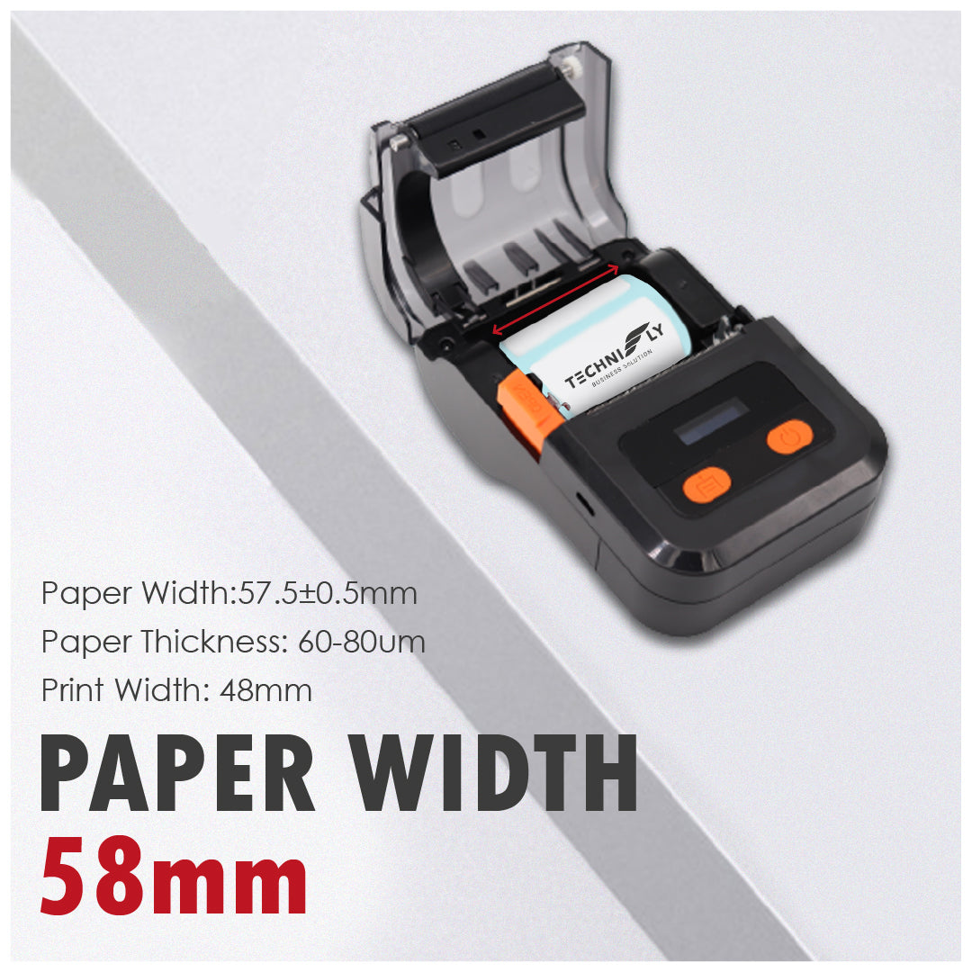 Bluetooth Portable Thermal Receipt Printer 58mm