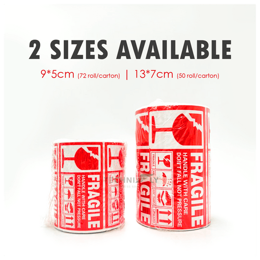 Fragile Sticker Roll 500pcs