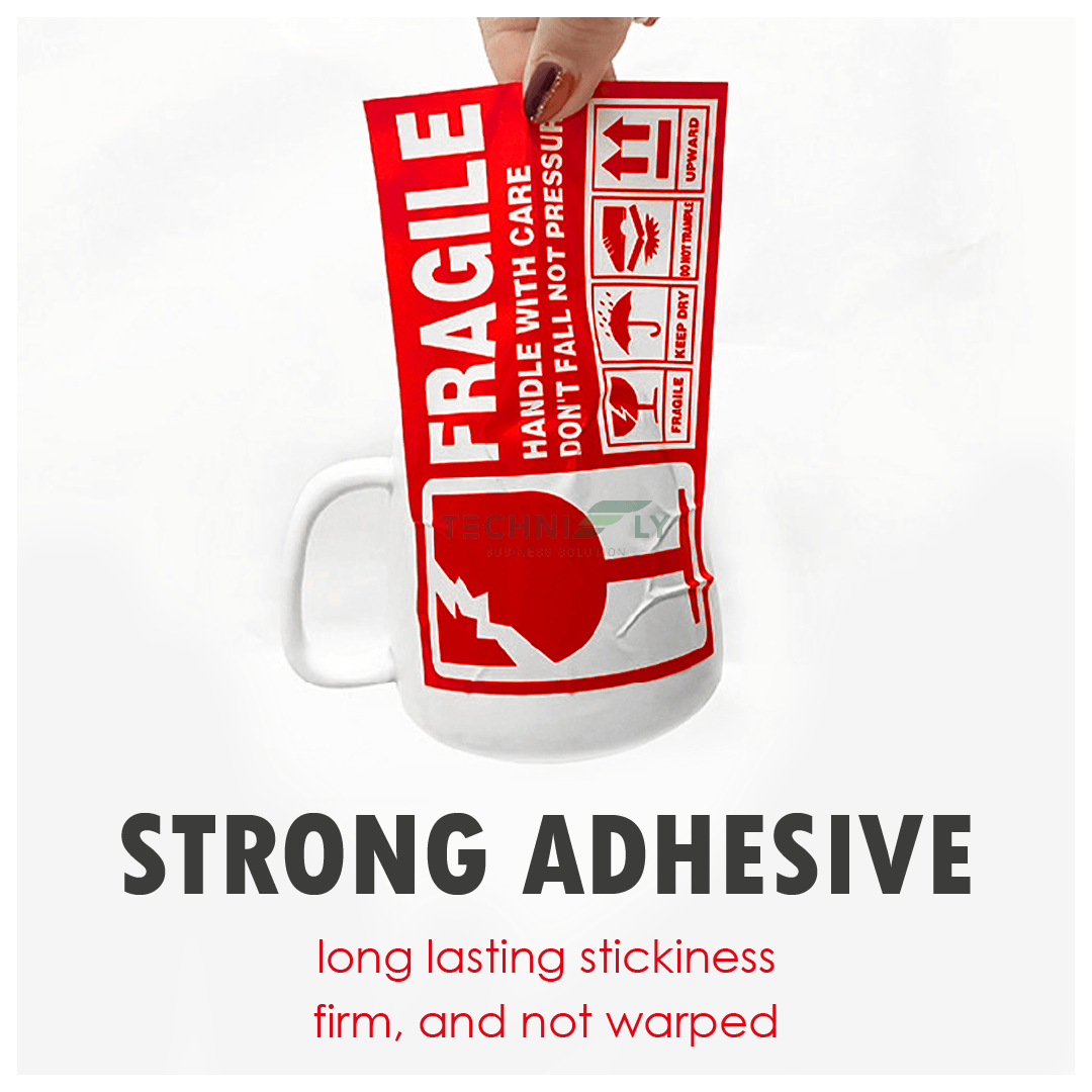 Fragile Sticker Roll 500pcs