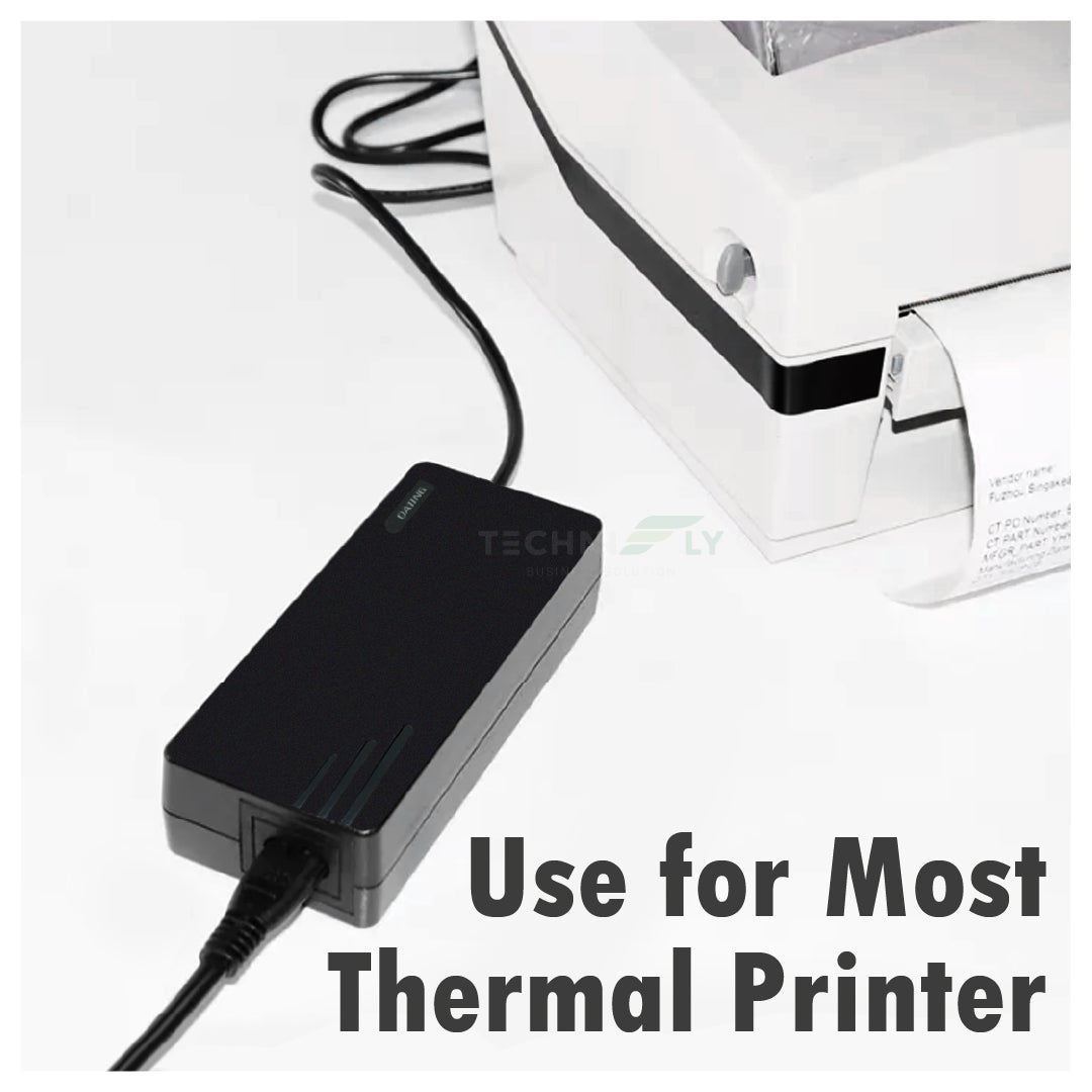 Thermal Printer Adaptor and Power Cord Cable