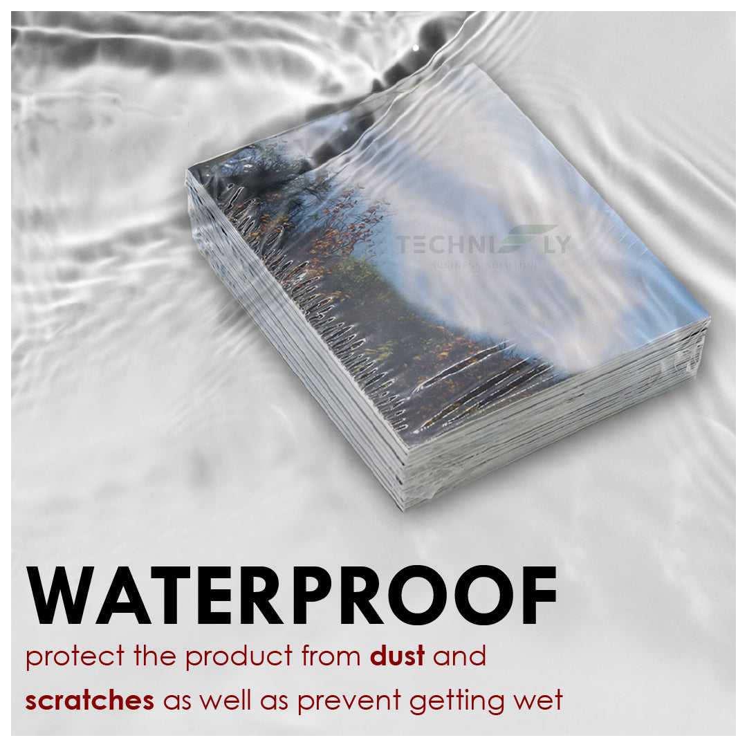 Clear/Black Stretch Film 2.2kg x 0.2kg Core x 500mm x 23 micron