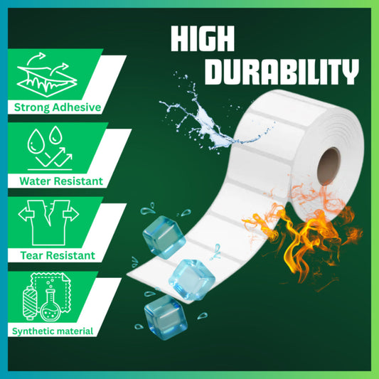 Synthetic Barcode Label/ Price Label Thermal Sticker