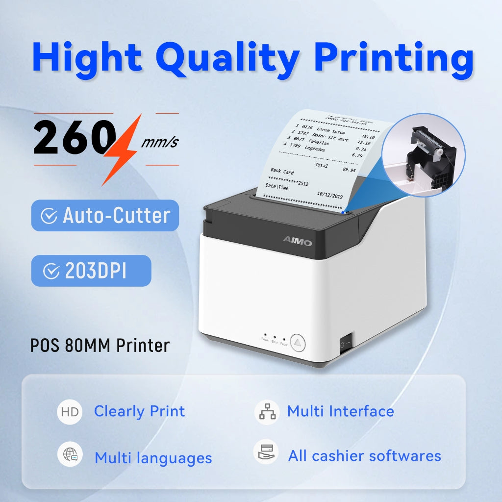 POS Thermal Receipt Printer 80MM-- QF300