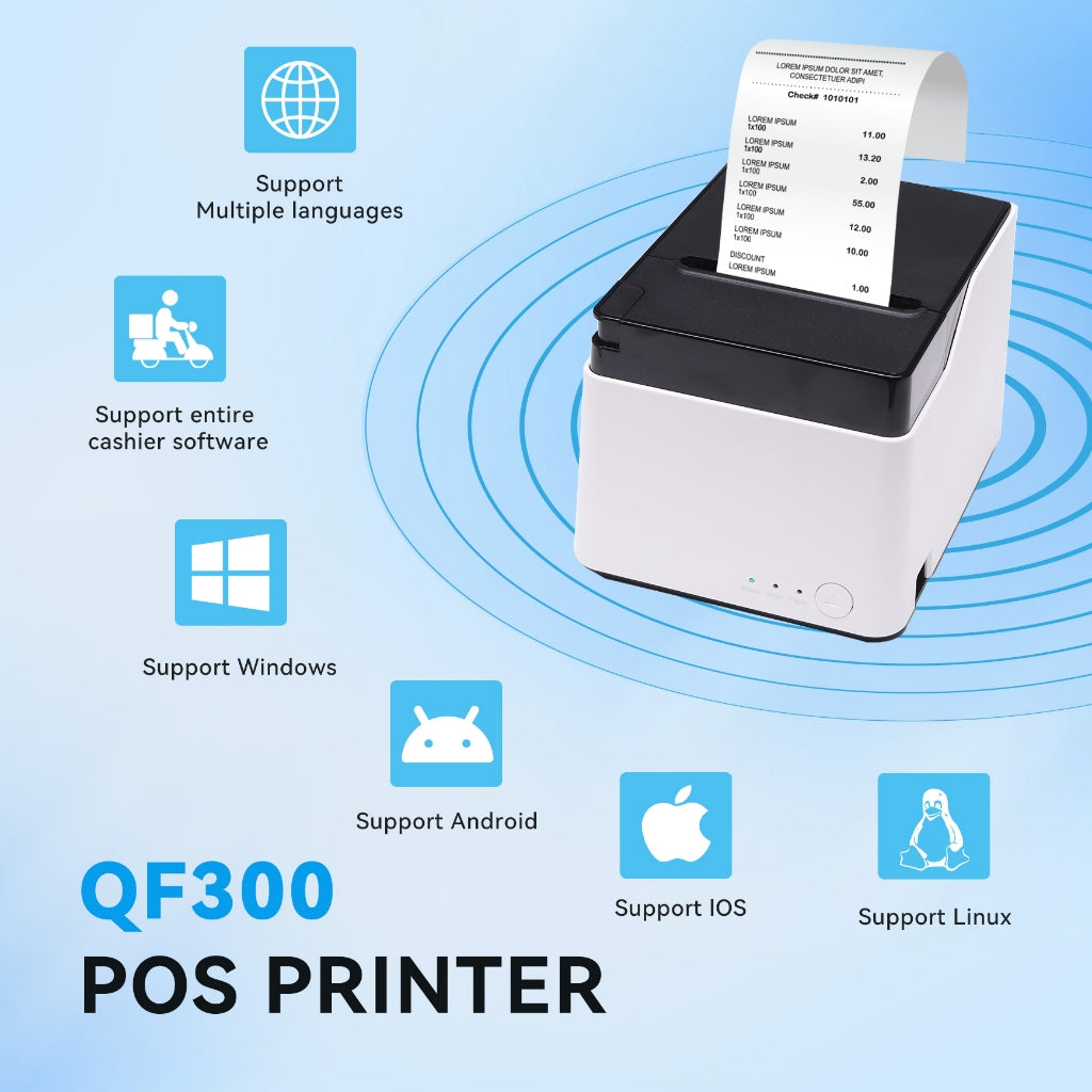 POS Thermal Receipt Printer 80MM-- QF300