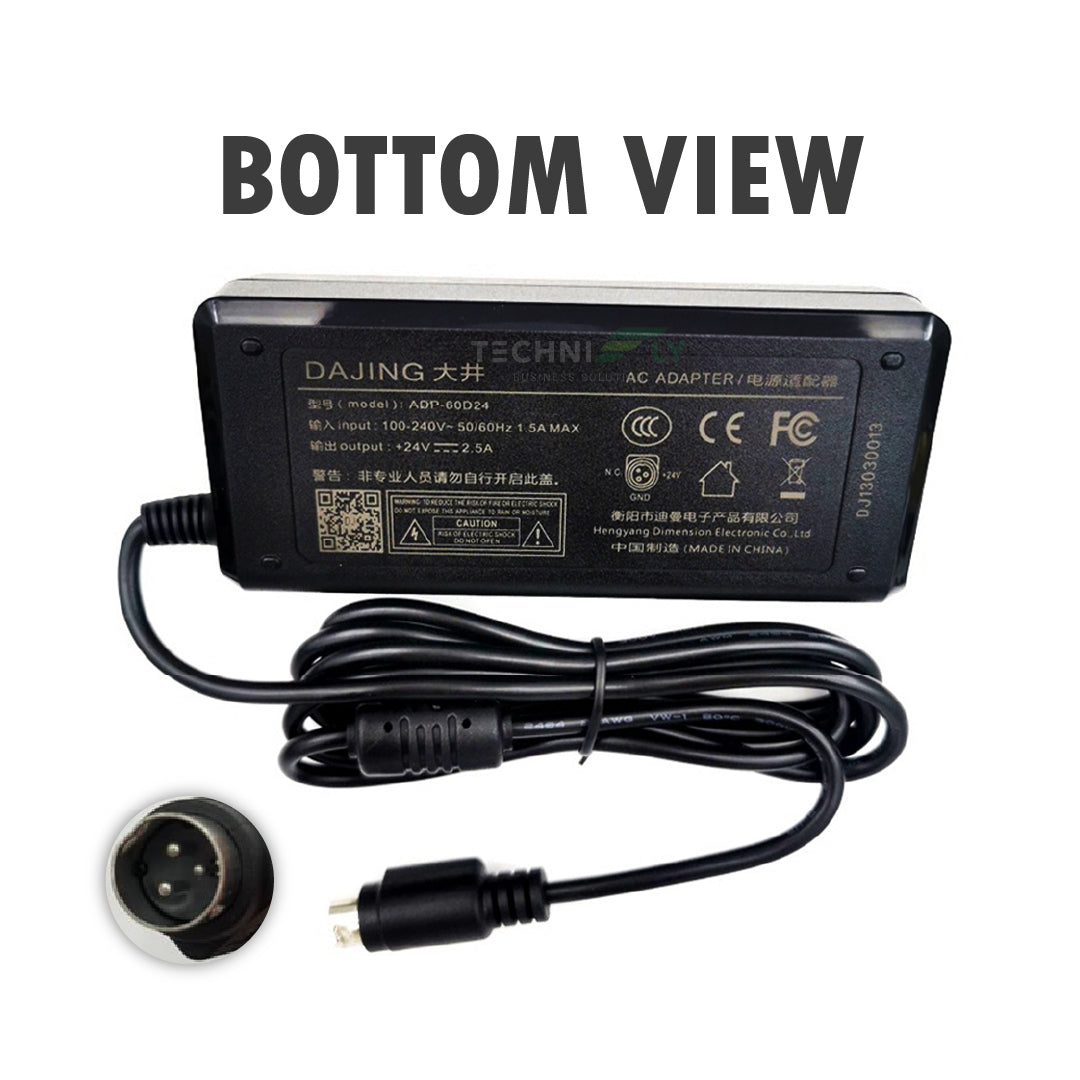 Thermal Printer Adaptor and Power Cord Cable